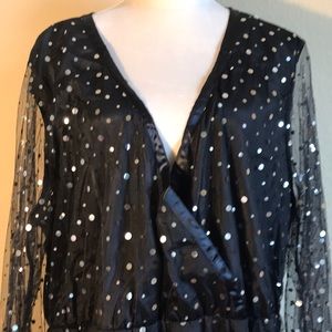 Shein Sequin Black Party Dress, 4X